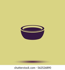 Soup bowl icon.