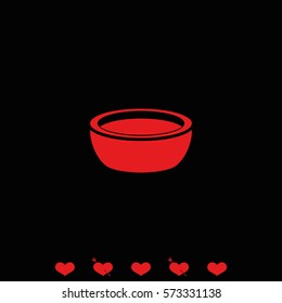 Soup bowl icon.