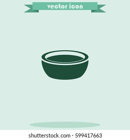 Soup bowl icon.