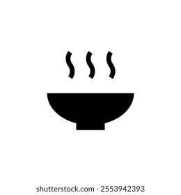 soup bowl icon design template