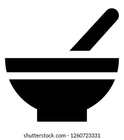 Soup bowl icon vector