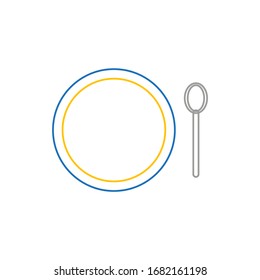 soup bowl on white background