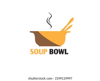 Soup Bowl Restaurant Food Logo Stock Vector (Royalty Free) 2199119997 ...