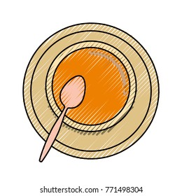 soup bowl and spoon icon