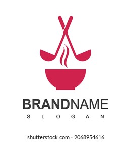 Soup Cafe And Restaurant Logo, Cooking Symbol