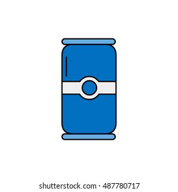 soup can blue icon