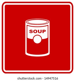 Soup Can Sign