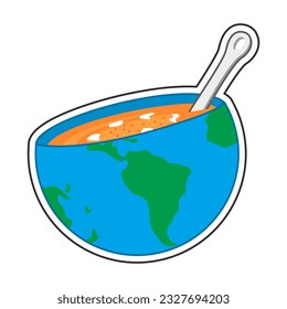 Soup Earth Patch V83 Patch Streetwear, Urban, Luxury, Modern Design Patch Commercial Use