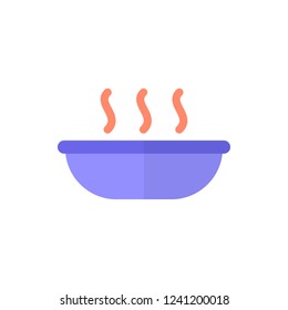 soup flat vector icon
