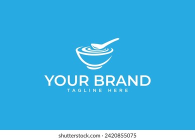 soup food modern logo design for food and restaurant company business