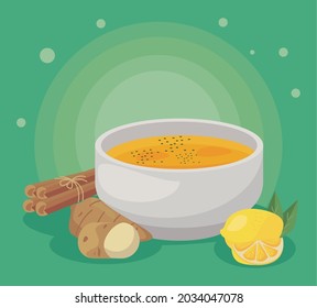 soup and home remedies icons