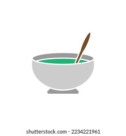 Soup icon design template clipart illustration
