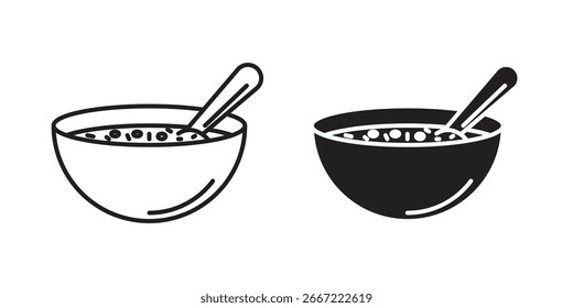 Suppensymbol. doodle-Grafikvektoren