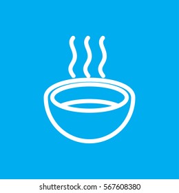 soup icon illustration isolated vector sign symbol