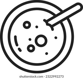 Soup Icon image. Suitable for mobile application.