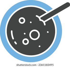 Icono de sopa. Adecuado para aplicaciones móviles.