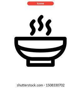soup icon isolated sign symbol vector illustration - high quality black style vector icons

