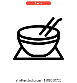 soup icon isolated sign symbol vector illustration - high quality black style vector icons
