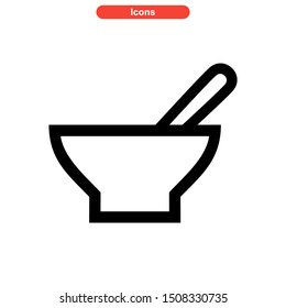 soup icon isolated sign symbol vector illustration - high quality black style vector icons
