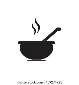 Soup icon isolated Vector
