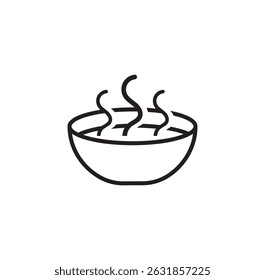 soup icon on white background
