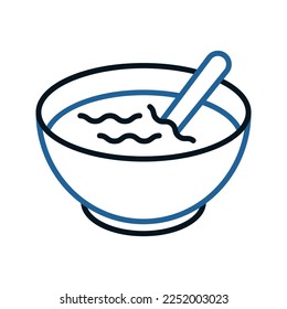 Soup icon. sign for mobile concept and web design. vector illustration