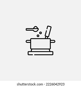 Soup icon sign vector,Symbol, logo illustration for web and mobile