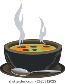 Soup icon suitable for website design, logo, app, and ui.
