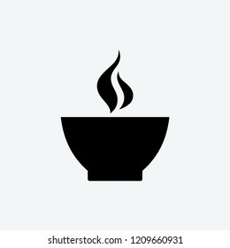 soup icon vector