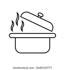 Soup icon vector. Brothn illustration sign. Bisque symbol. bouillon Logo. Bisk web icon.