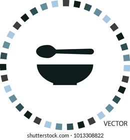 soup icon, vector design element