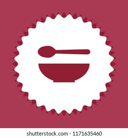 soup icon, vector design element