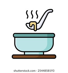 soup icon vector design template simple and clean
