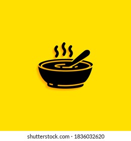 Icono de sopa. Ilustración del vector EPS 10.
