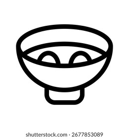 Soup Icon Vector Symbol Design Illustration
