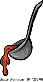 Lápiz de sopa, ilustración, vector sobre fondo blanco