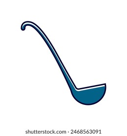 Soup ladle icon vector sign for web and app