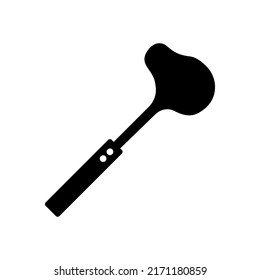 Soup ladle vector isolated glyph icon. Kitchen appliances. Graph symbol for cooking web site design, logo, app, UI
