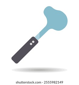 Soup ladle vector isolated icon. Kitchen appliances. Graph symbol for cooking web site design, logo, app, UI