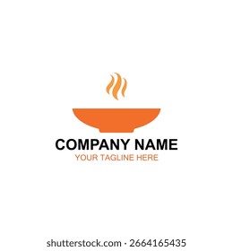 Soup logo design, vector logo, illustration logo design
