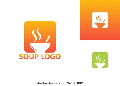 Soup Logo Template Design Vector, Emblem, Design Concept, Creative Symbol, Icon