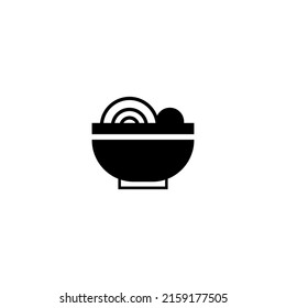 Icono vector de la comida de sopa, símbolo de comida caliente. Ilustración vectorial plana moderna y simple para sitio web o aplicación móvil