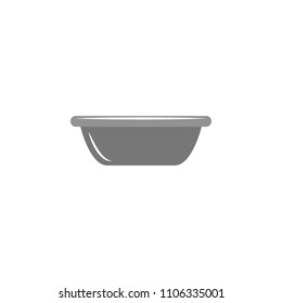 soup plate colored illustration. Element of camping icon for mobile concept and web apps. Flat design soup plate colored illustration can be used for web and mobile. Premium icon on white background
