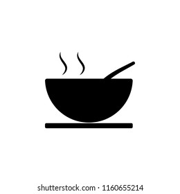 soup in a plate icon. Element of simple icon. Premium quality graphic design icon. Signs and symbols collection icon for websites, web design, mobile app