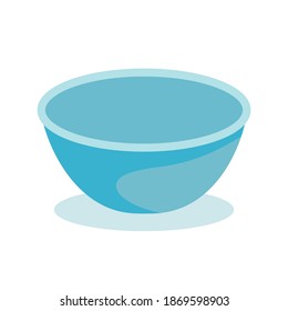 Soup plate of light blue color. For web and apps using