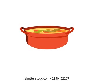 soup pot illustration vector image cooking and culinary