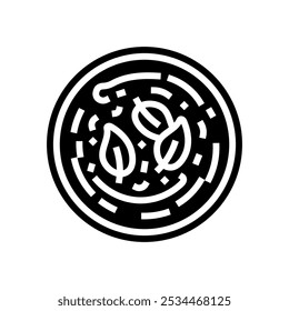 soup raw foodist glyph icon vector. soup raw foodist sign. isolated symbol illustration