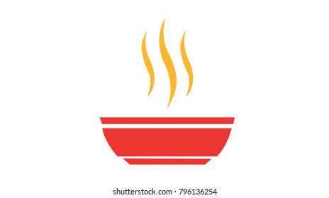 Soup in a red jar