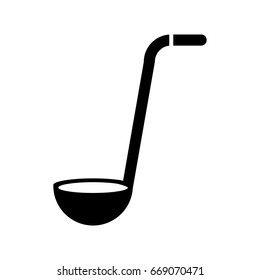 soup spoon cutlery isolated icon
