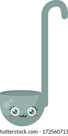 Colher de sopa, ilustração, vetor sobre fundo branco